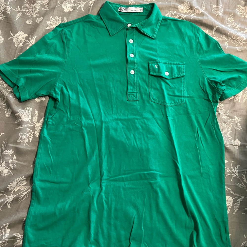 Criquet Players Shirt - Augusta Green